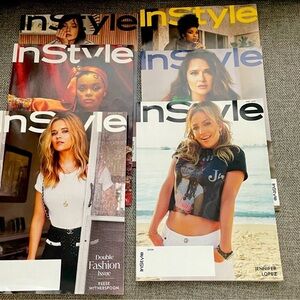 6 Instyle magazine bundle